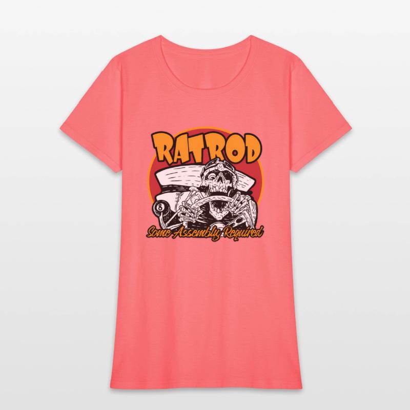 Rat Rod Some Assembly Required Print On Back