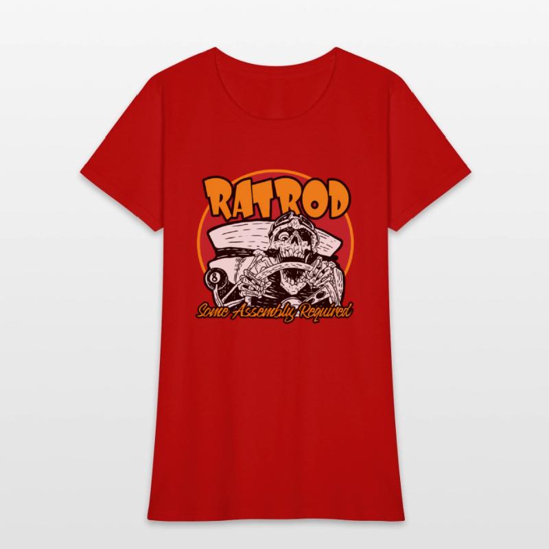Rat Rod Some Assembly Required Print On Back