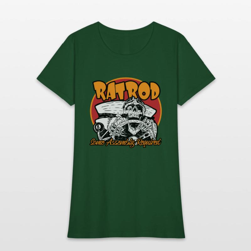 Rat Rod Some Assembly Required Print On Back