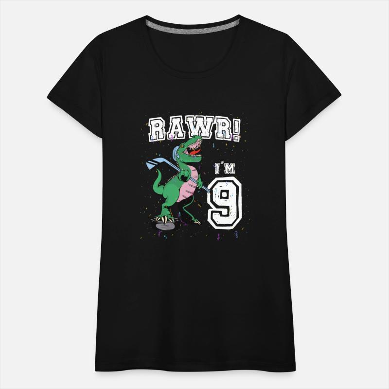 Rawr I'm 9 9th Birthday Party T Rex Dinosaur
