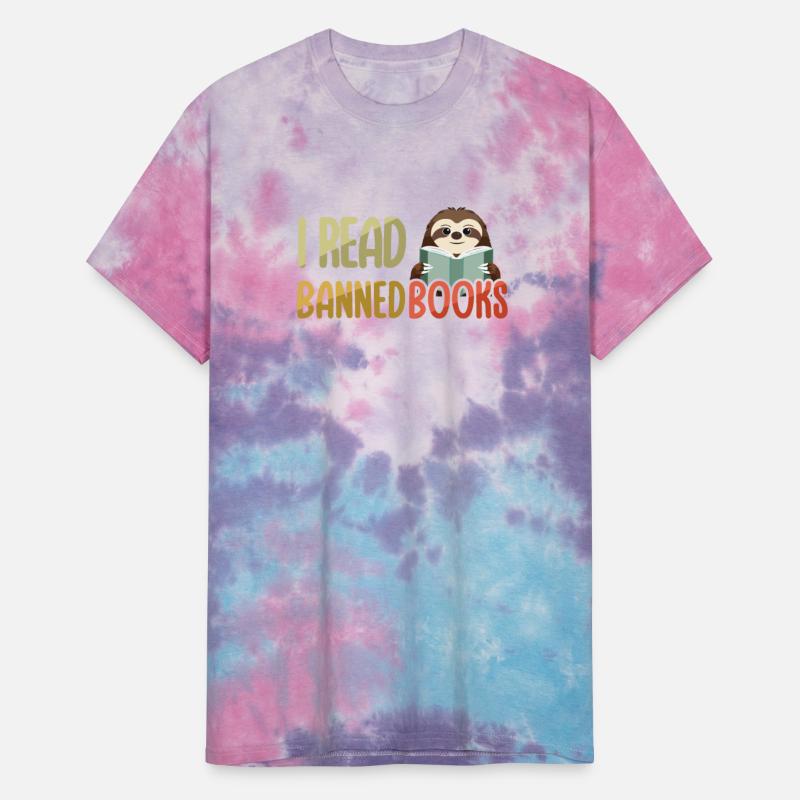 Read Banned Book Sloth Book Lover Reader Read