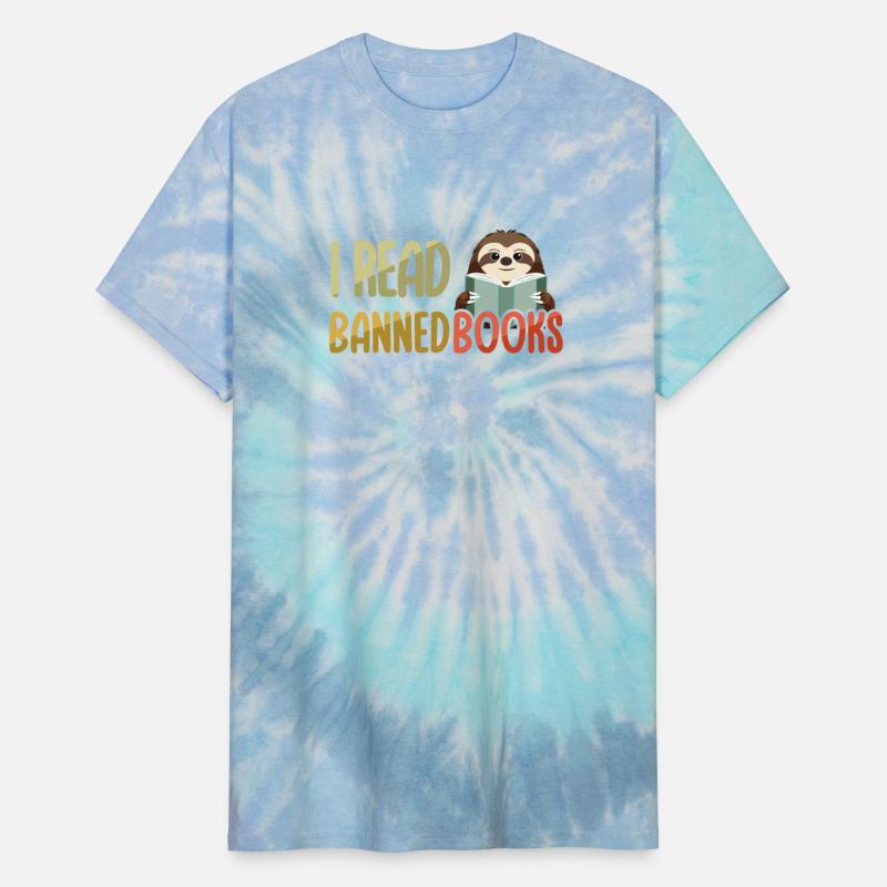 Read Banned Book Sloth Book Lover Reader Read