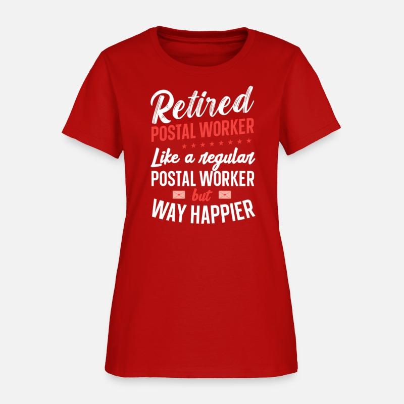 Retired Postal Worker Happy Regular Retirement