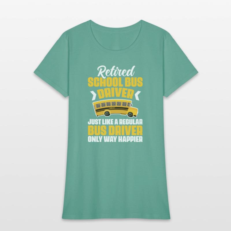 Retired School Bus Driver Like Regular Bus Driver
