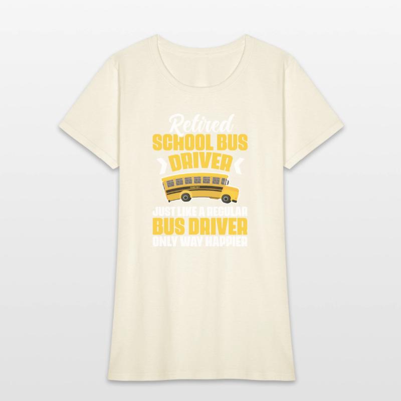 Retired School Bus Driver Like Regular Bus Driver