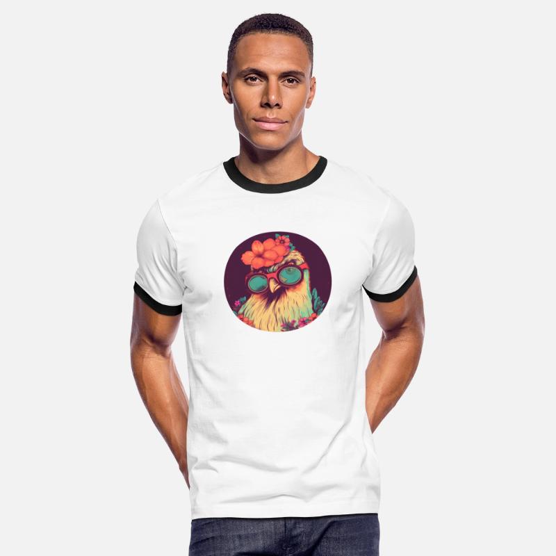 Retro Chicken 80s 90s Style