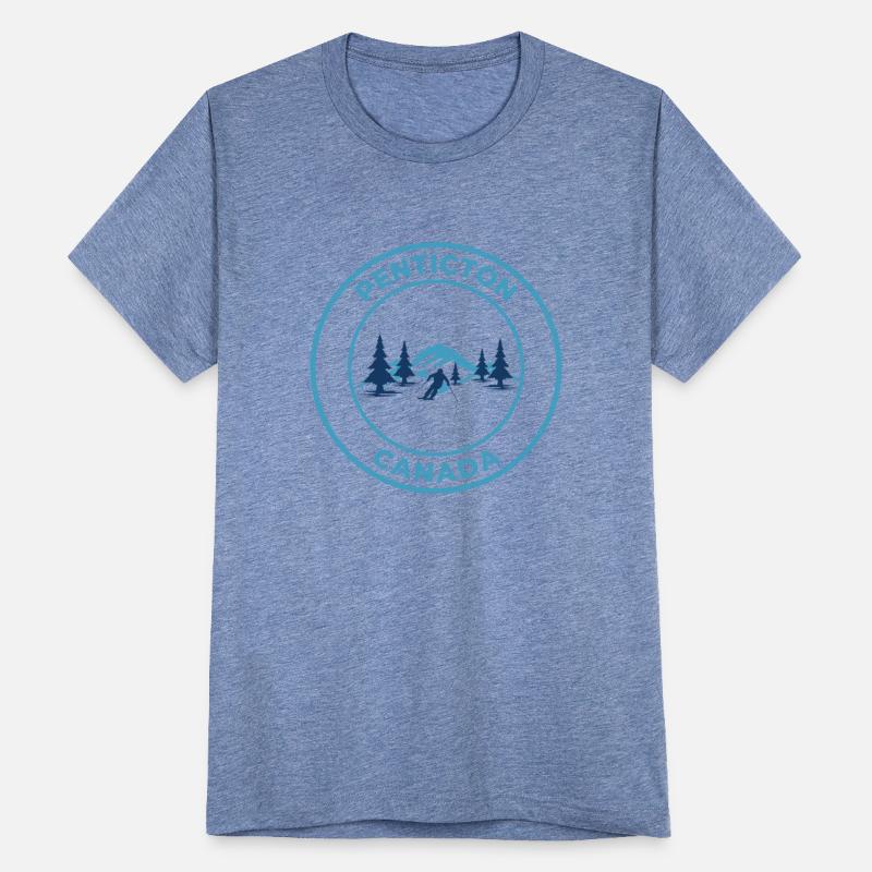 Retro Cool Skiing in Pentiction Canada Souvenir