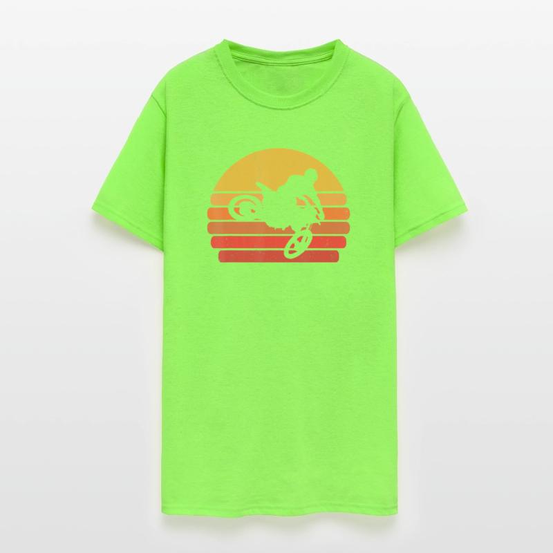 Retro Dirt Bike Rider Vintage MX Motocross Dirt