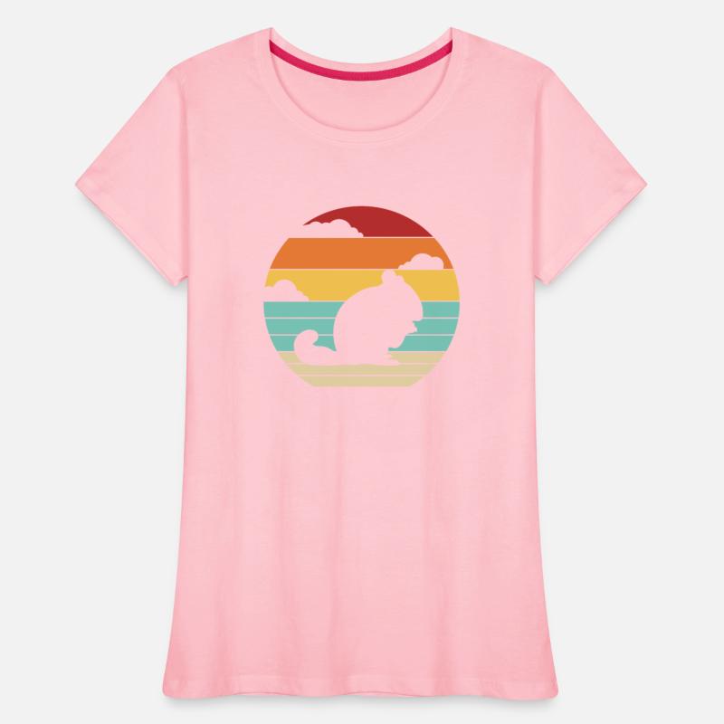 Retro Long-Tailed Chinchillidae Short-Tailed