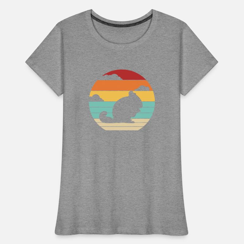 Retro Long-Tailed Chinchillidae Short-Tailed