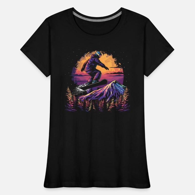 Retro Snowboarder Graphic