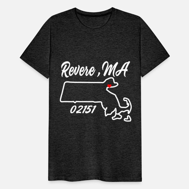 Revere MA 02151 MASS Massachusetts Map Souvenir