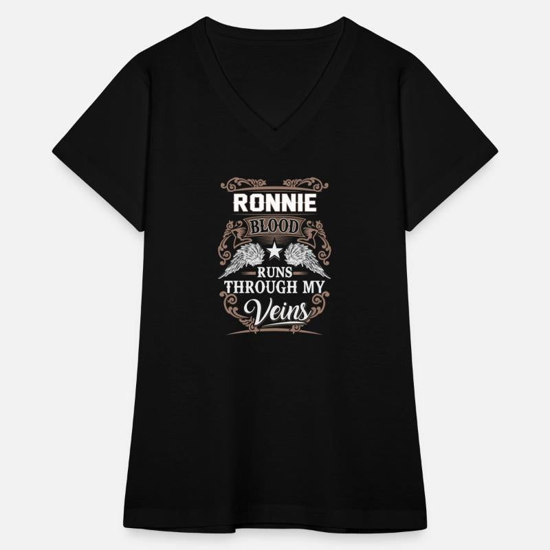 Ronnie Name T Shirt - Ronnie Blood Runs Through My