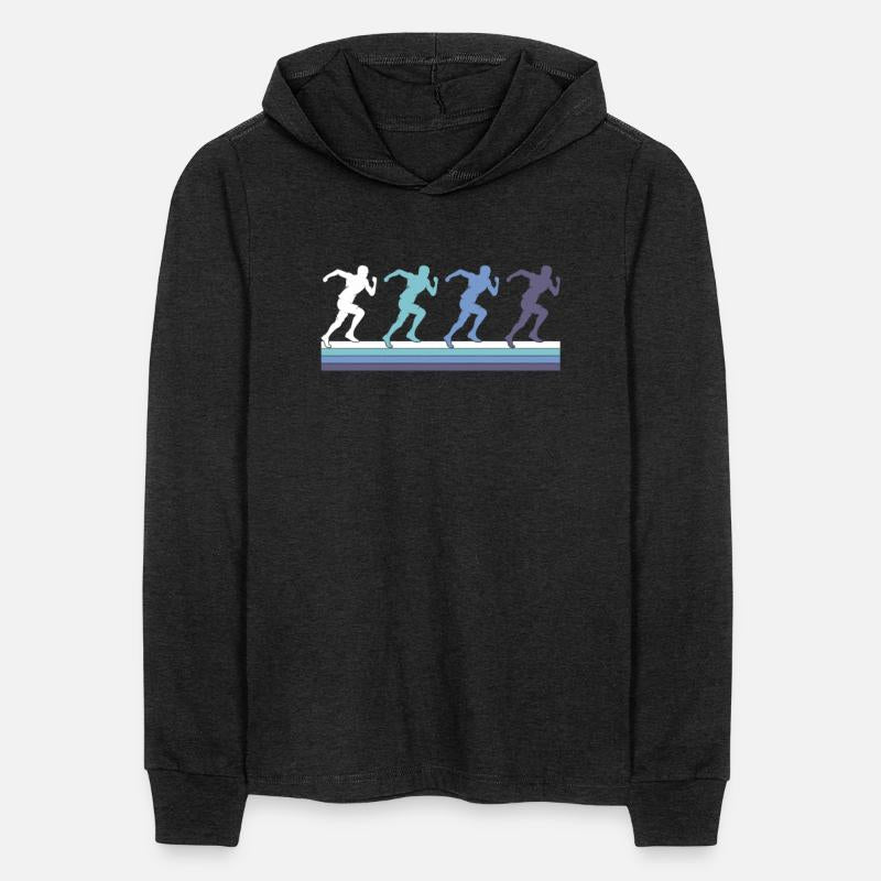 Running Silhouette with Gradient Effect