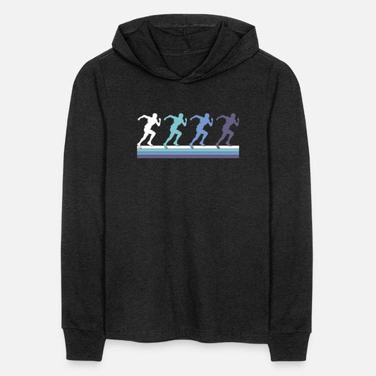 Running Silhouette with Gradient Effect