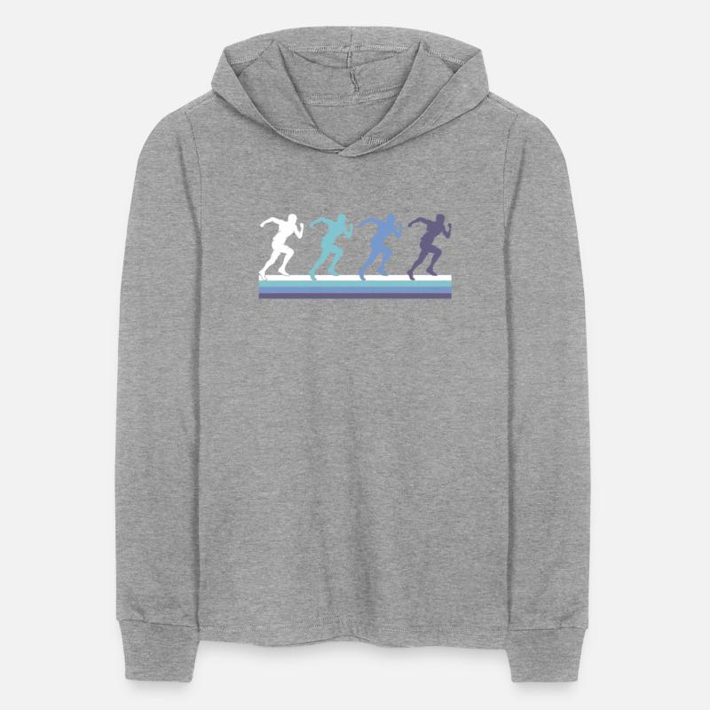 Running Silhouette with Gradient Effect