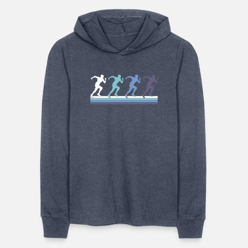 Running Silhouette with Gradient Effect