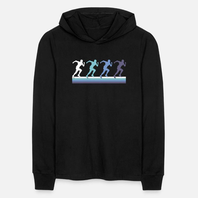 Running Silhouette with Gradient Effect