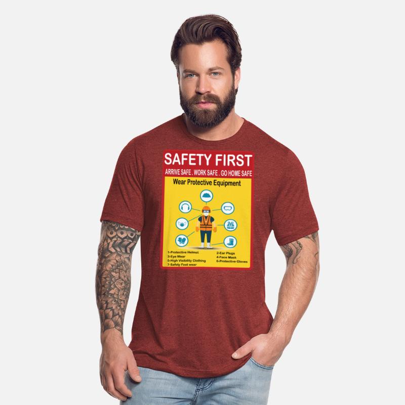 Safety First Slogan Electronic Safety Poster