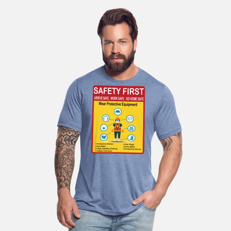 Safety First Slogan Electronic Safety Poster