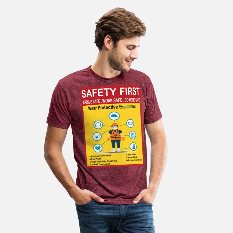 Safety First Slogan Electronic Safety Poster