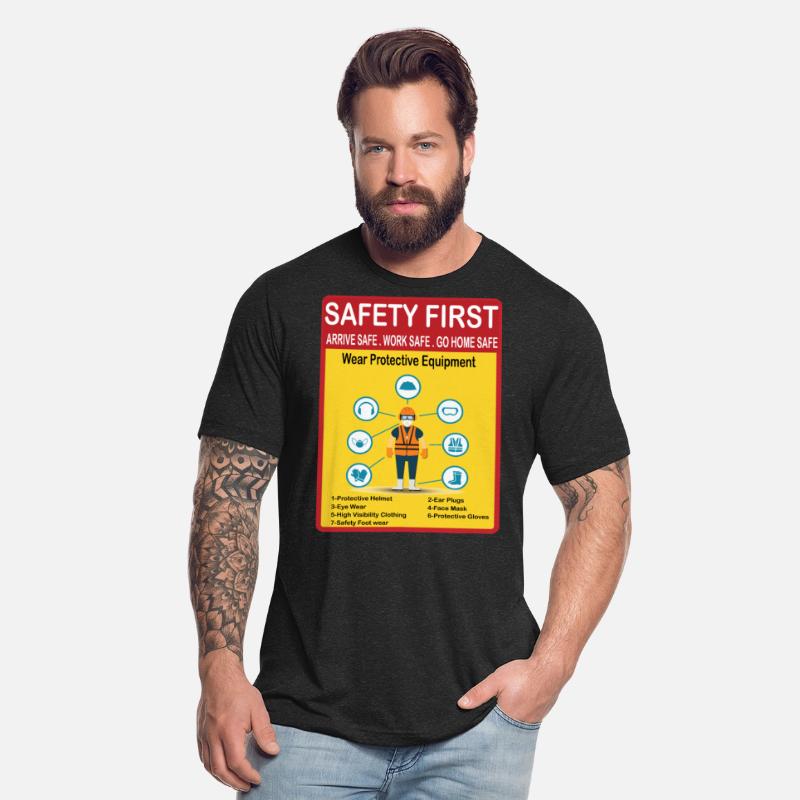 Safety First Slogan Electronic Safety Poster