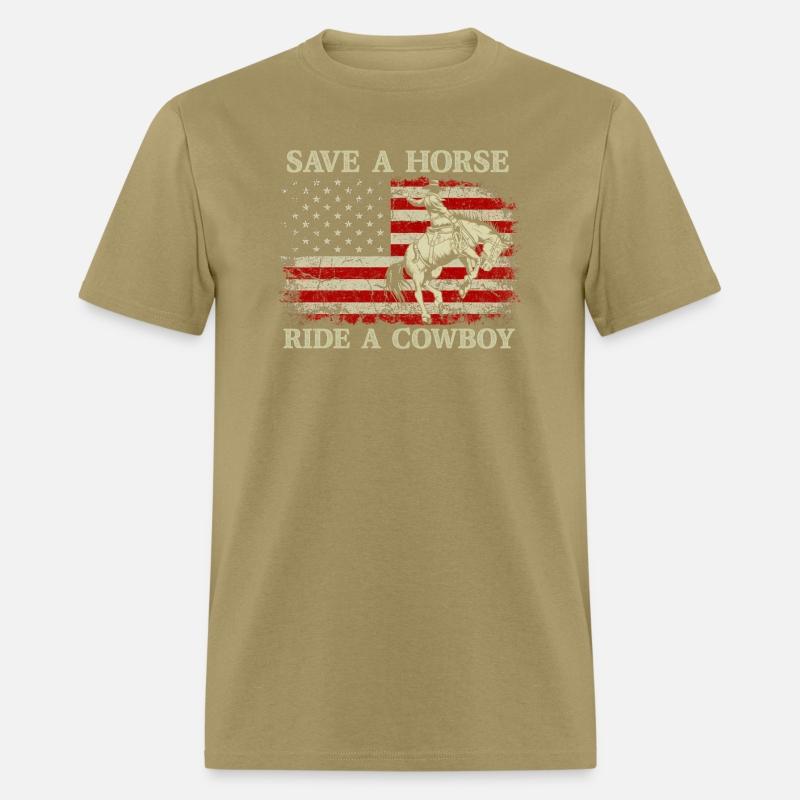Save A Horse Ride A Cow Riding Horse Vintage Us Fl