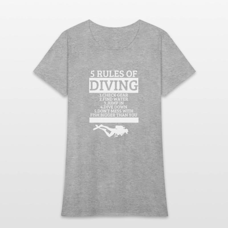 Scuba Diving 5 Rules Of Diving Funny Scuba Diver