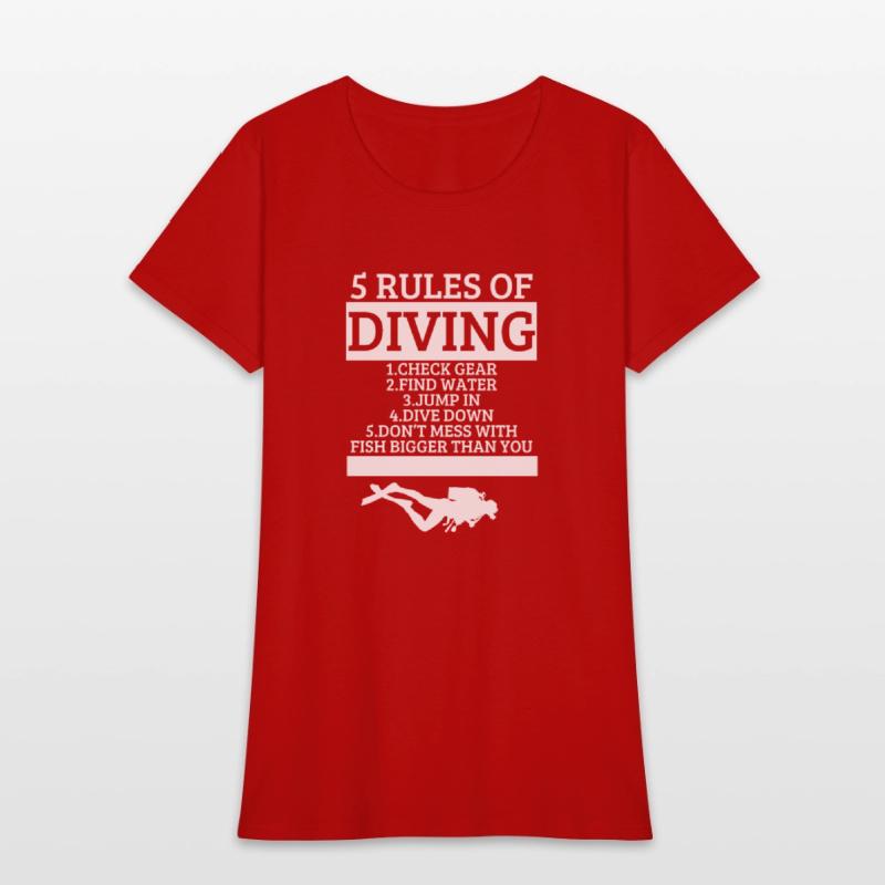 Scuba Diving 5 Rules Of Diving Funny Scuba Diver