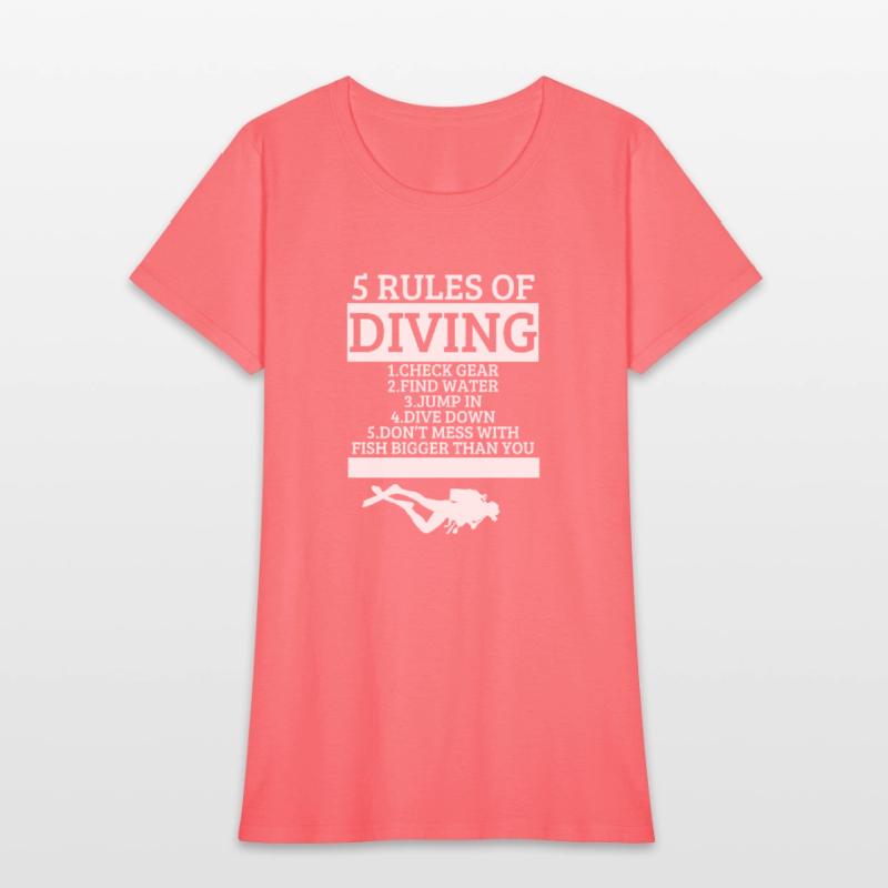 Scuba Diving 5 Rules Of Diving Funny Scuba Diver