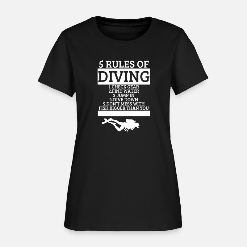 Scuba Diving 5 Rules Of Diving Funny Scuba Diver