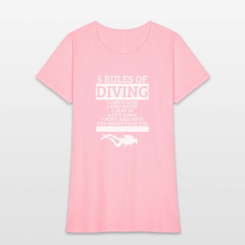 Scuba Diving 5 Rules Of Diving Funny Scuba Diver