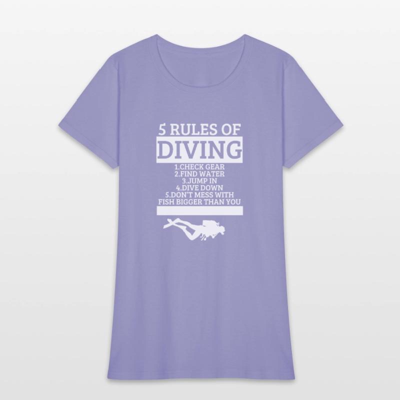 Scuba Diving 5 Rules Of Diving Funny Scuba Diver
