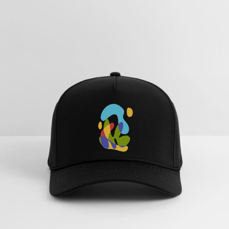 sea sun and tropical flora - bold abstract