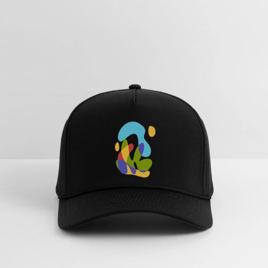 sea sun and tropical flora - bold abstract