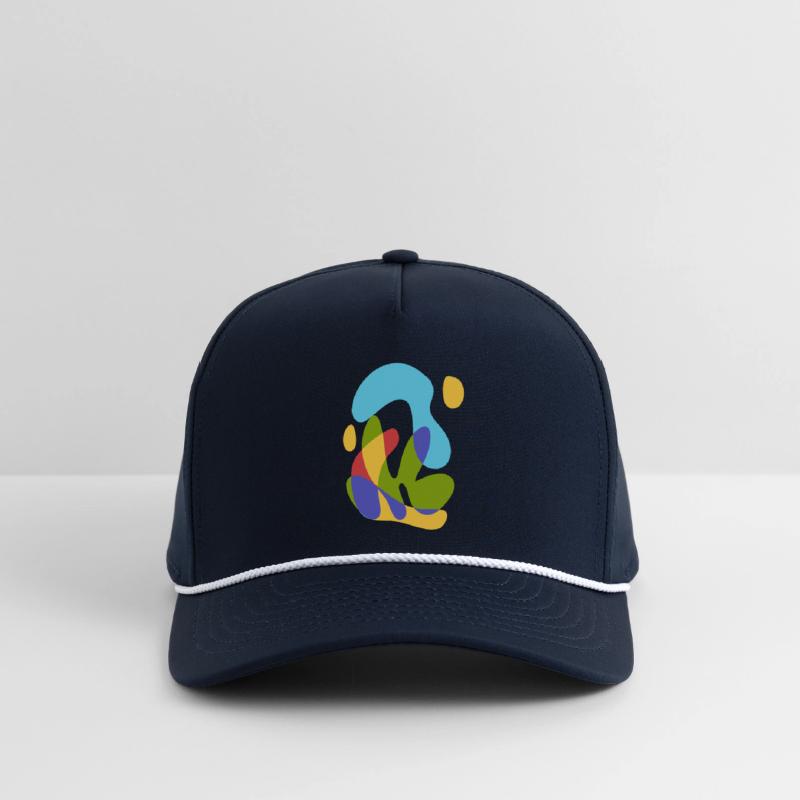 sea sun and tropical flora - bold abstract