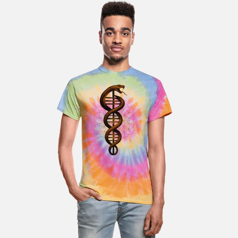 Serpent and Flower of Life Symbol