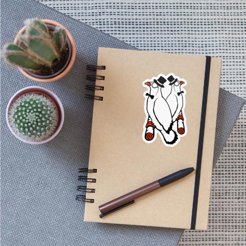 Sir birds team hat monocle glasses 2 rich friends