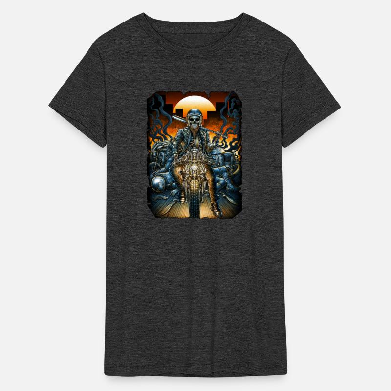 Skeleton gangster rider