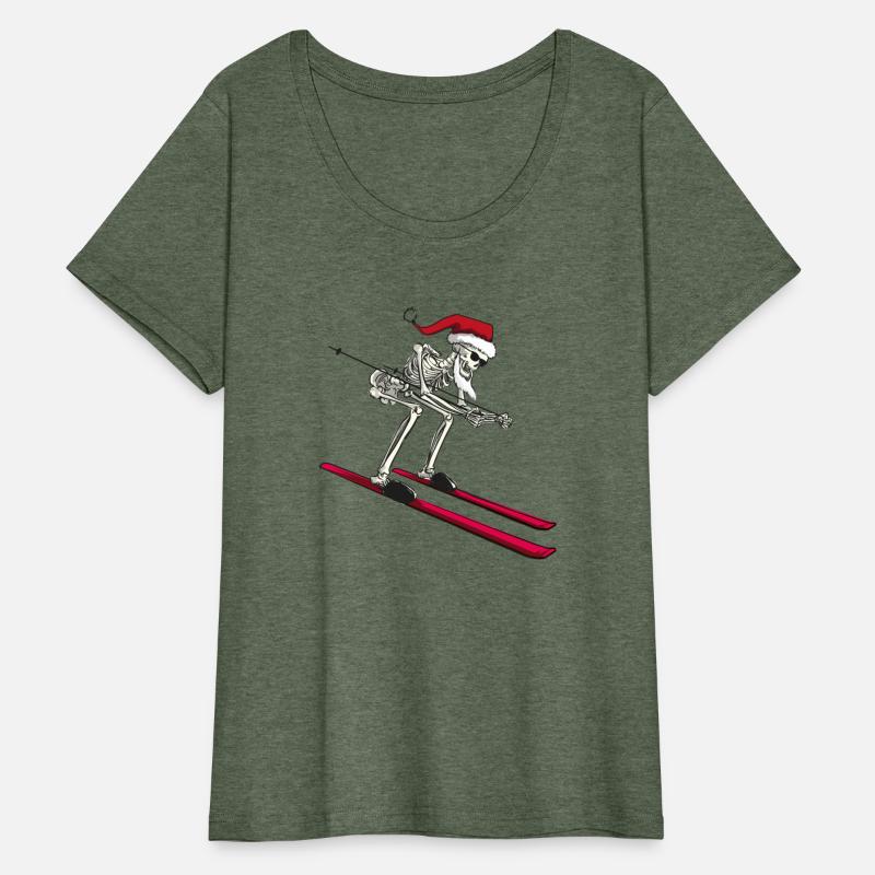 Skeleton skier