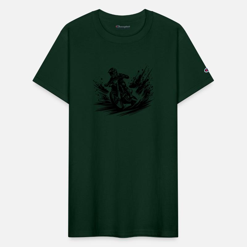 Skiing In Extreme Sport Style Downhill Skiing