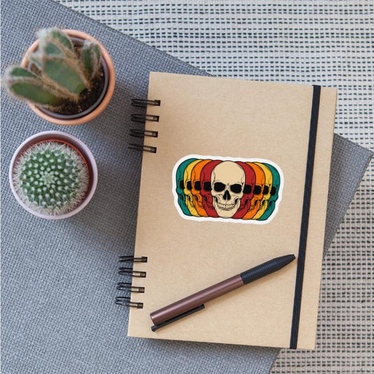 Skull in different colors