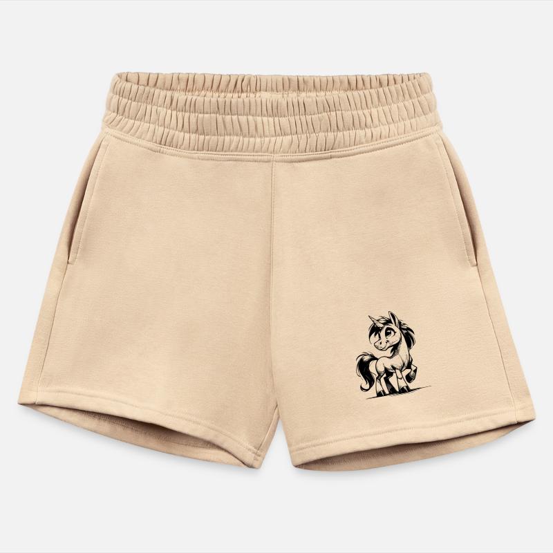 Smiling Fairy Tale Unicorn Pencil Sketch