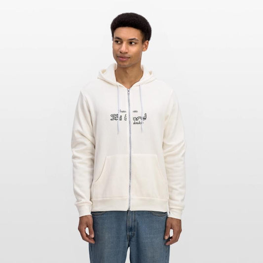 Snow house Ski board Yardside font logo white