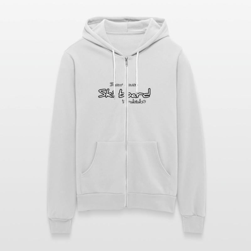 Snow house Ski board Yardside font logo white