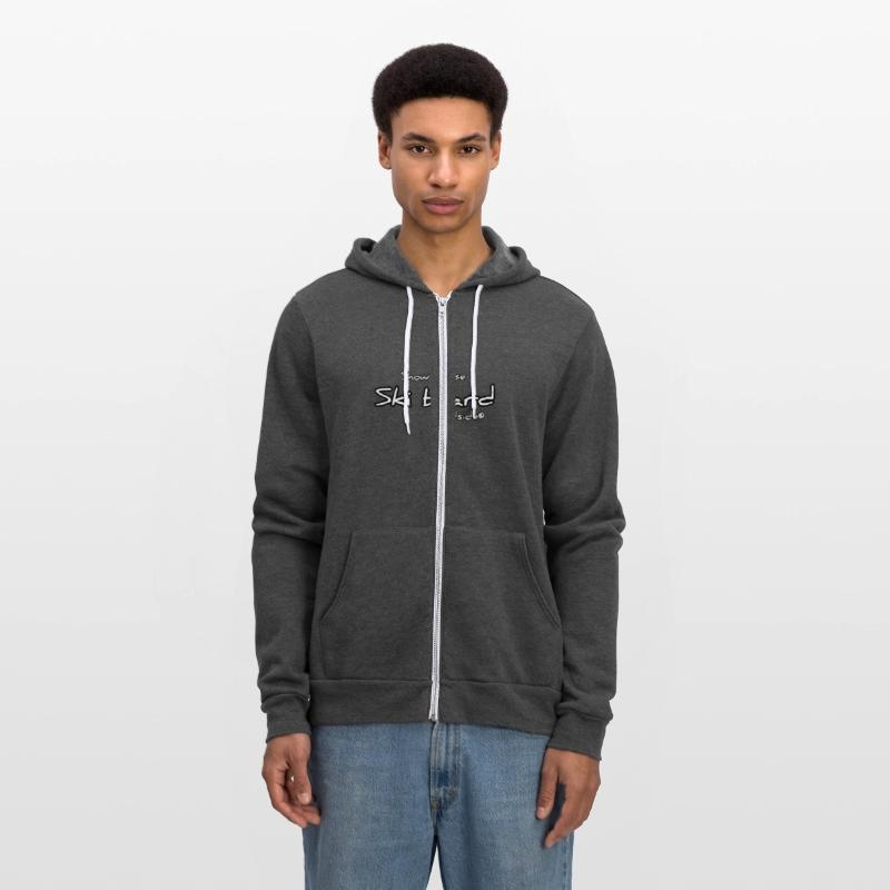 Snow house Ski board Yardside font logo white