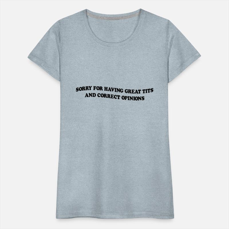 Sorry For Having Great Tits And Correct