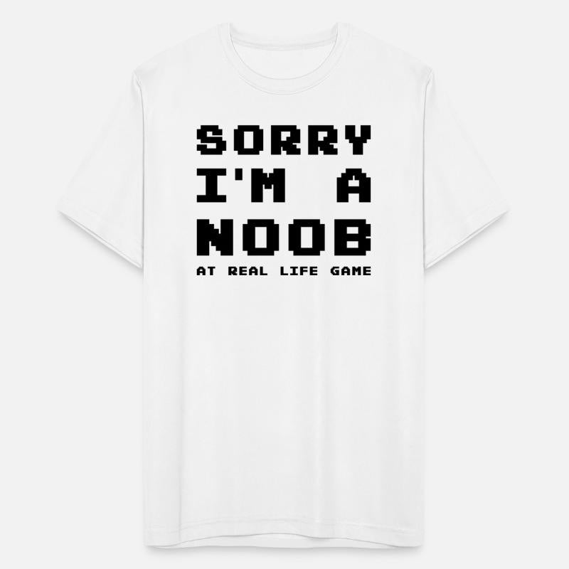 Sorry I'm a Noob Funny Gamer Pixel Art