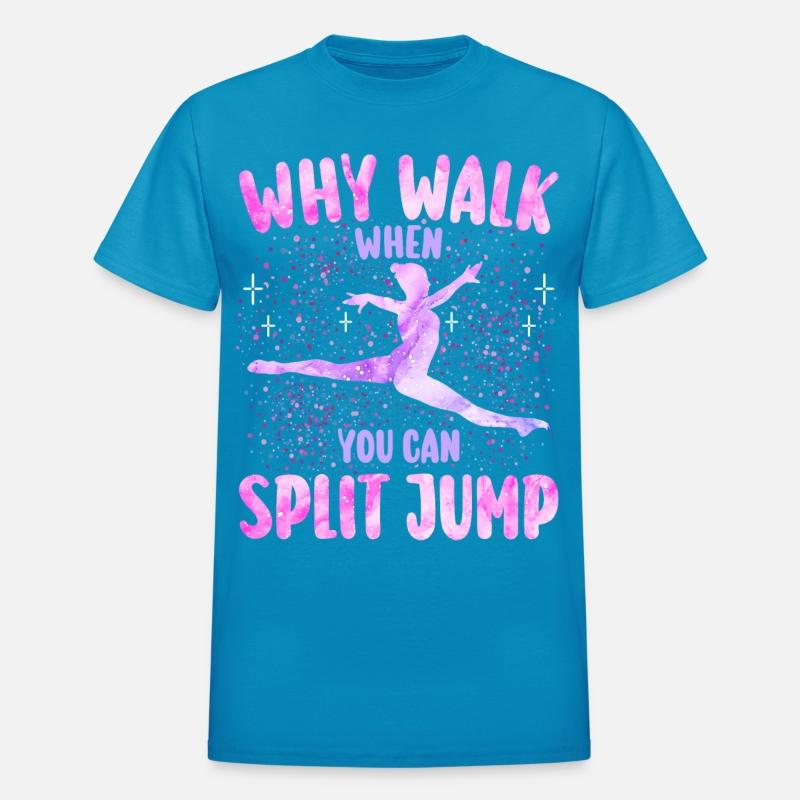 Split Jump Gymnastic Woman Gymnast Girl