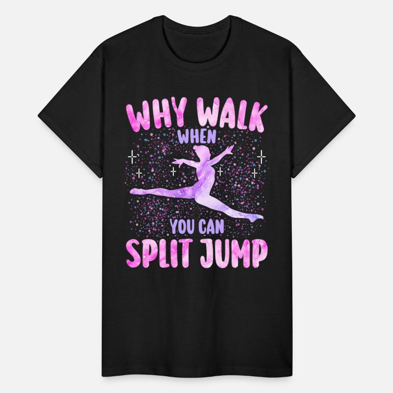 Split Jump Gymnastic Woman Gymnast Girl